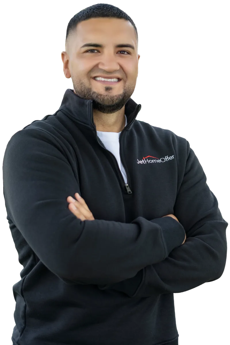 Jet Home Offer owner standing with arms crossed